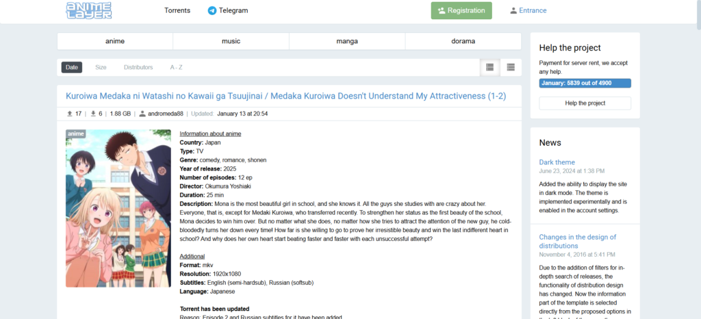 Anime Layer – Best for In-Depth Anime Insights | Top 13 Best Anime Torrent Sites That Still Work in 2025