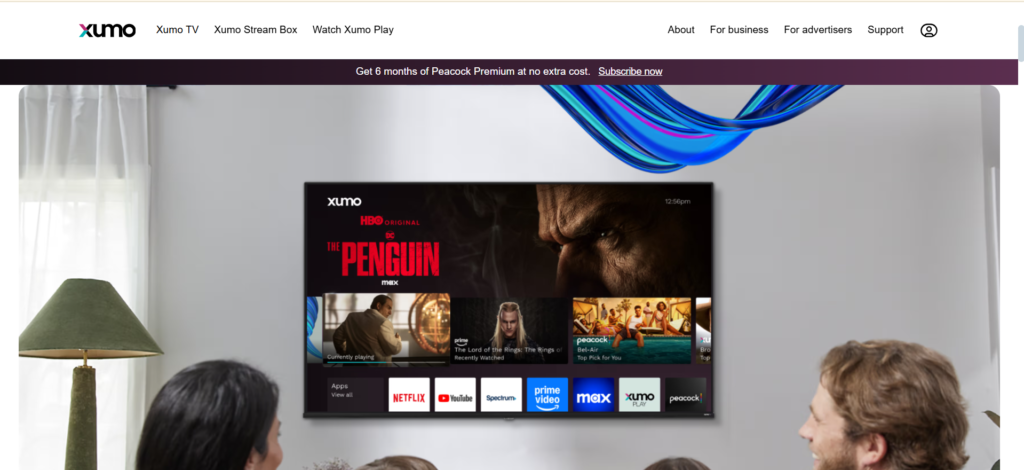 Xumo – Top Free Streaming for News & Sports Content | Top 15 Best Streaming Websites Free to Watch Movies in 2025