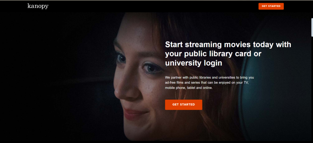 Kanopy – Best Free Streaming Website for Indie & Educational Films | Top 15 Best Streaming Websites Free to Watch Movies in 2025