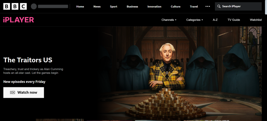BBC iPlayer – Best Streaming Platform for UK Content | Top 15 Best Streaming Websites Free to Watch Movies in 2025