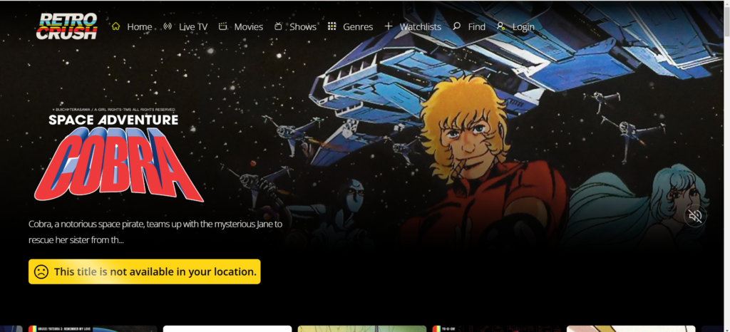 RetroCrush – Best for Classic Anime | Top 13 Best Watch Cartoon Online Free Websites in 2025
