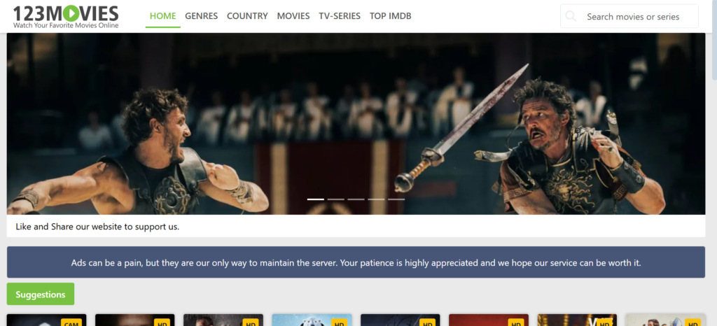 123Movies | Best Spacemov Alternatives