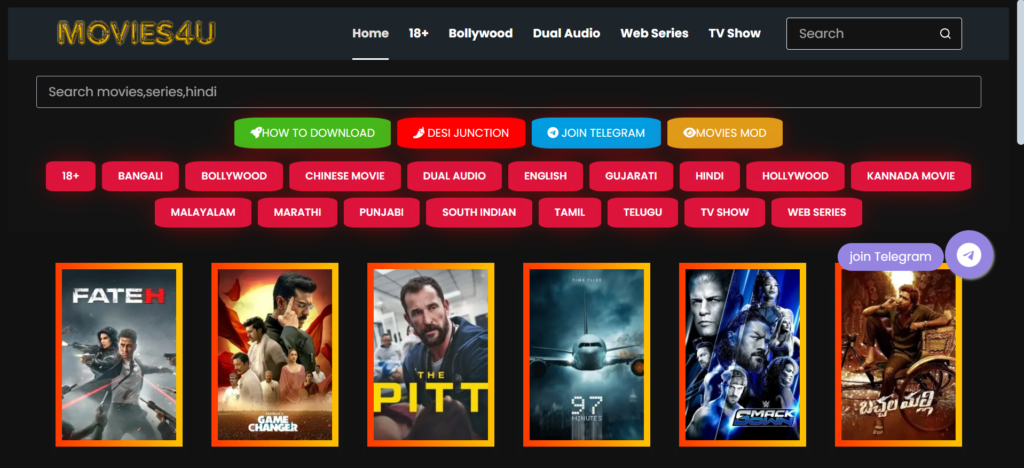 Movie4u | Best Spacemov Alternatives
