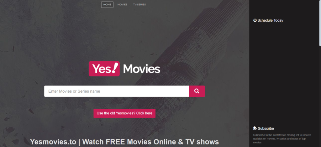 YesMovies | Best Spacemov Alternatives