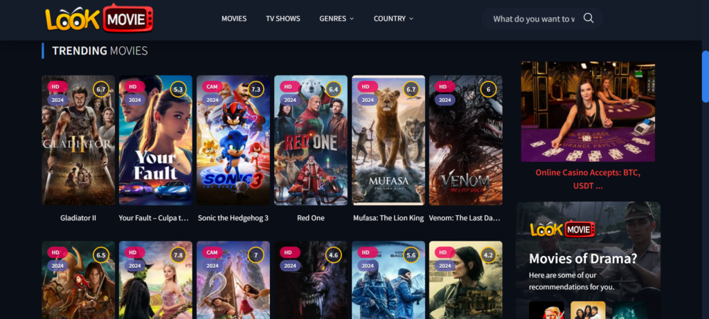 LookMovie | Best Spacemov Alternatives
