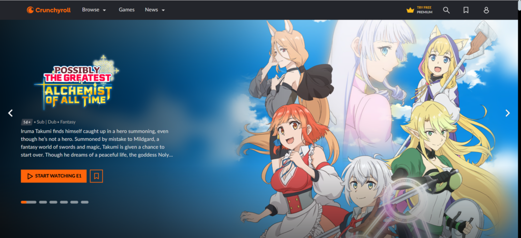 Crunchyroll: Safe 9anime alternative with legal streams | 17 Best 9Anime Alternatives to Stream Anime Free in 2025