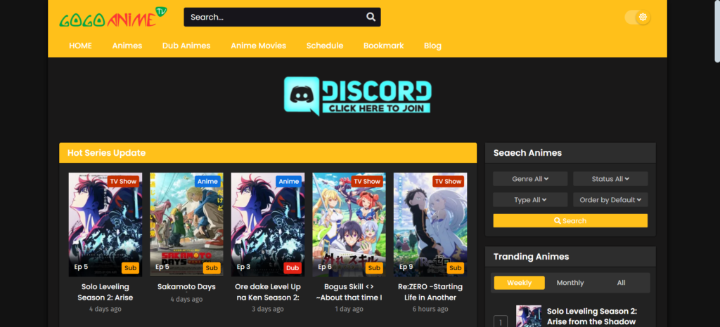 GoGoAnime: Get the latest anime releases effortlessly | 17 Best 9Anime Alternatives to Stream Anime Free in 2025