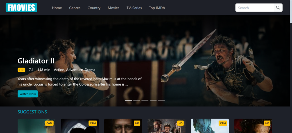 FMovies | 1MoviesHD Alternatives: 29 Best Free Streaming Sites in 2025 | VPNSociety
