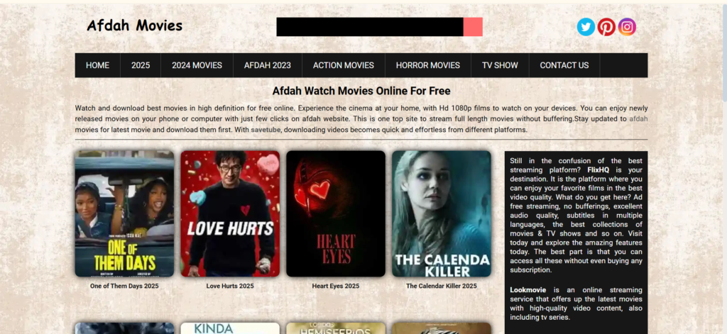Afdah | 1MoviesHD Alternatives: 29 Best Free Streaming Sites in 2025 | VPNSociety