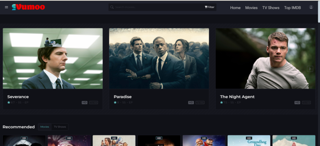 Vumoo | 1MoviesHD Alternatives: 29 Best Free Streaming Sites in 2025 | VPNSociety