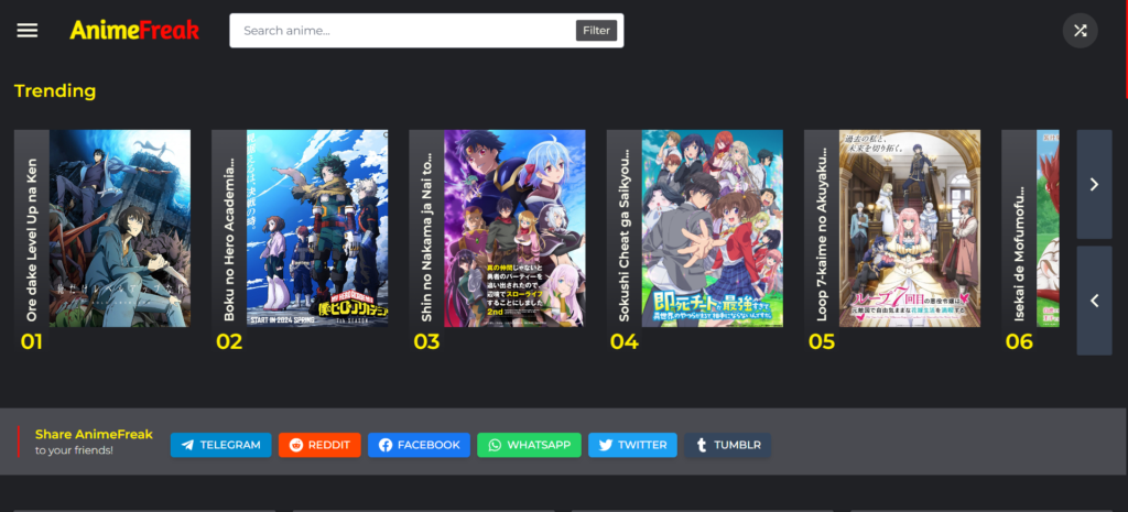 AnimeFreak: One of the best KissAnime alternatives with a vast anime series | 13 Best KissAnime Alternatives That Still Work in 2025