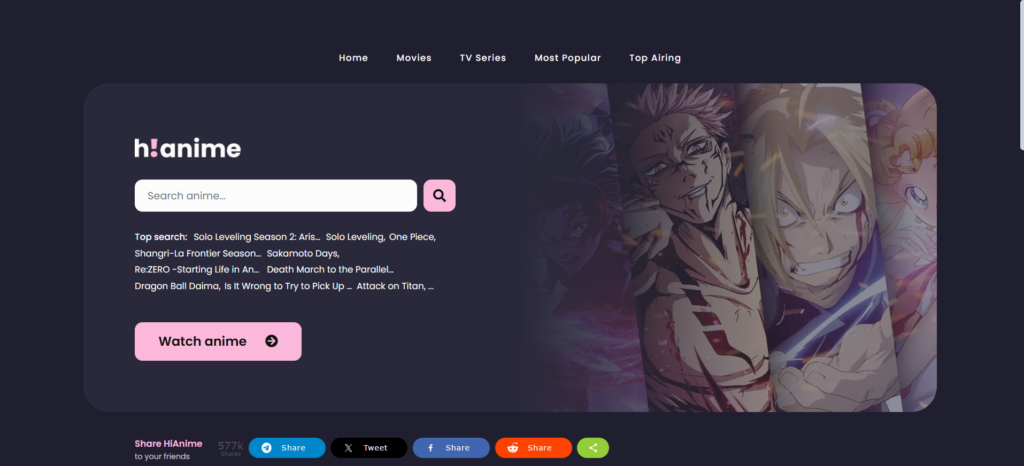 HiAnime: The biggest free KissAnime alternative available right now | 13 Best KissAnime Alternatives That Still Work in 2025