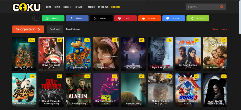 GOKU: The Best Free Platform for Hollywood and Bollywood Entertainment | The 27 Best LookMovie Alternatives That Still Work in 2025