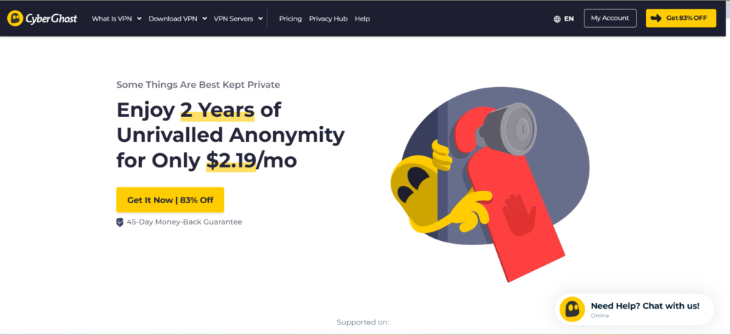 CyberGhost: User-Friendly Apps for Secure StreamEast Streaming