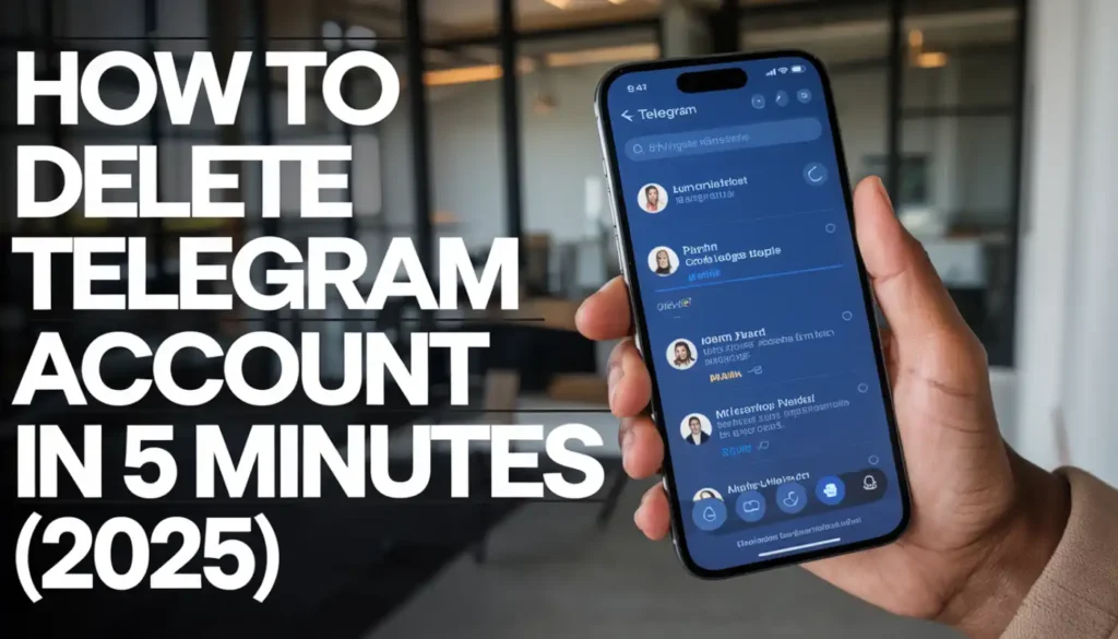 How to Delete Telegram Account in 5 Minutes (2025)