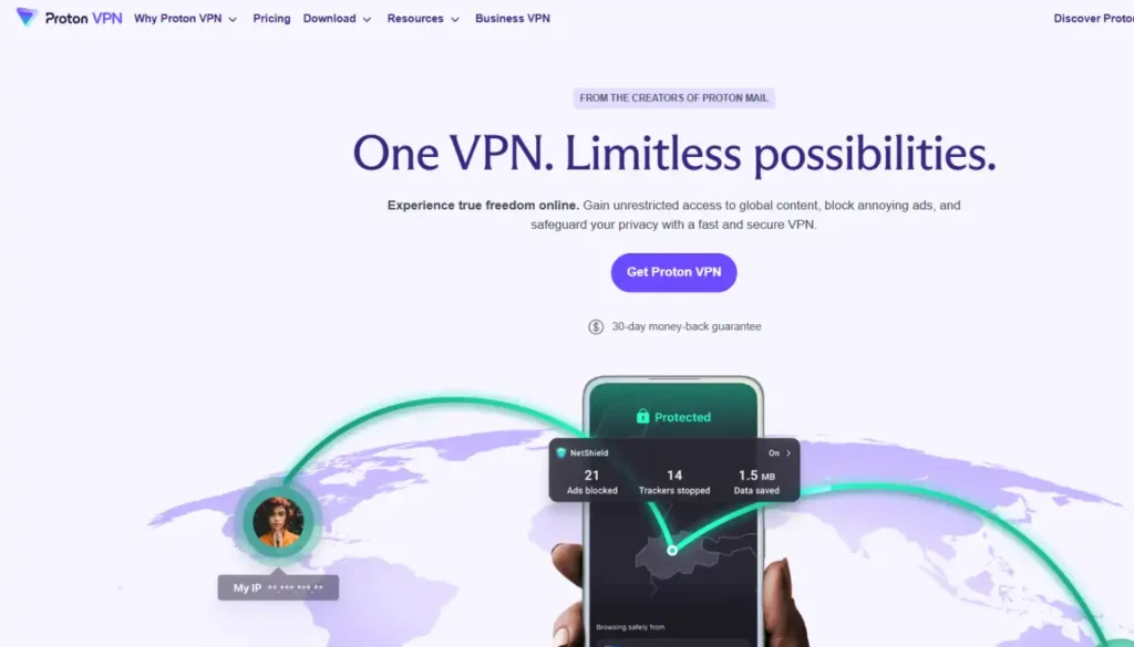 Proton VPN Best Free VPN for watching porn anonymously
