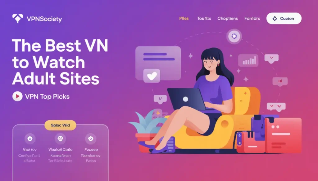 The Best VPN to Watch Adult Sites VPNSociety Top 3 Picks
