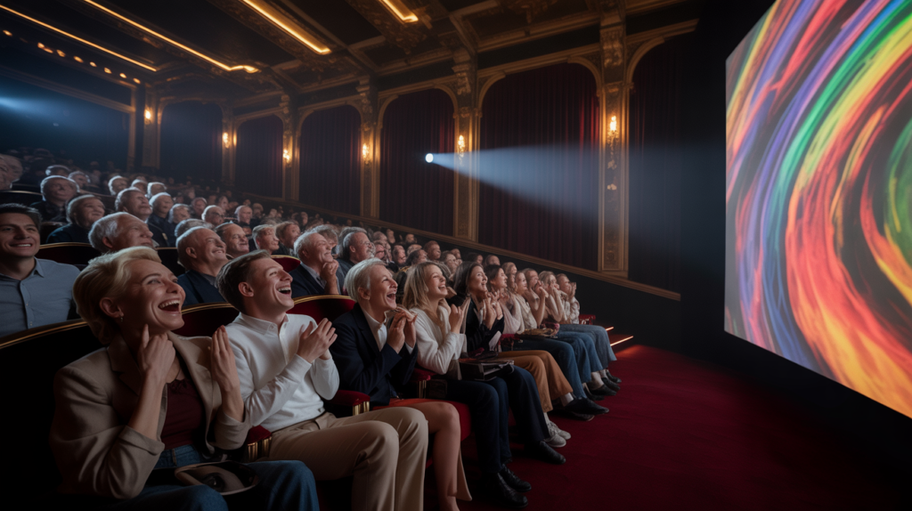 all of us enjoy an excitement of the cinema