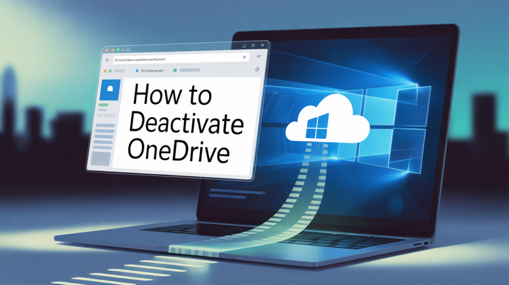 how to deactivate onedrive